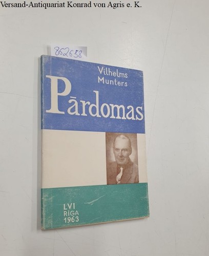 Pardomas munters vilhelms und - munters,,