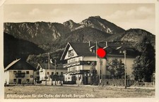 Erholungsheim für Opfer der Arbeit Bergen Obb - Vintage Ansichtskarte Alpen