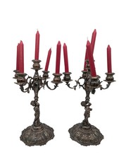 Kerzenständer Sterling Silber 925er Kerzenhalter Sechsflammig Kandelaber 4250 g