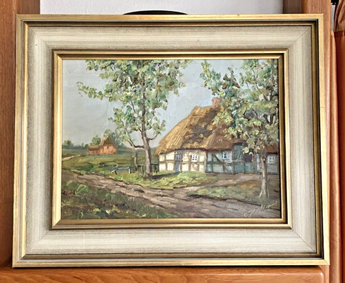 öl bild gemälde 54cm - Öl,