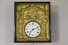 Wanduhr verglast mit Gewichten 19.Jhd (GV413)