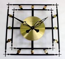 Weimar Uhr Metalluhr Wanduhr