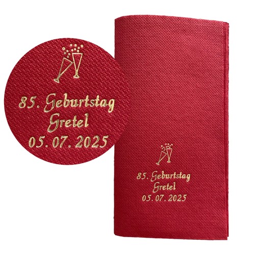 Servietten hochzeit geburtstag - servietten,