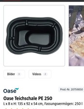 Teichschale 250 L Teich