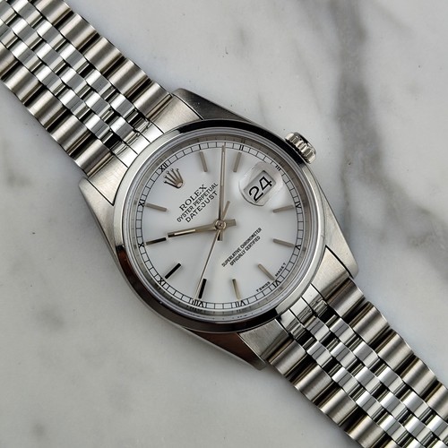 Rolex datejust white dial - datejust,