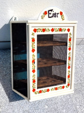 Mid-Century  original Metall Eier Verkaufskasten aus "Tante Emma-Laden" Rarität 