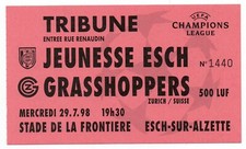 Ticket EC Jeunesse Esch -