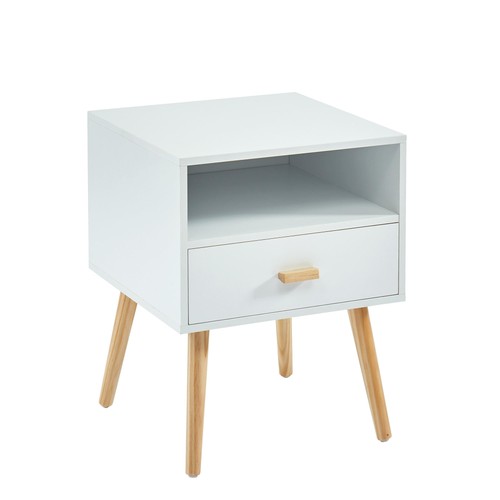 Bedside table ulos white and - table,