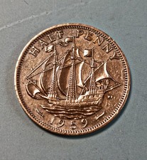 Great Britain Half Penny 1959