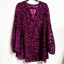 Torrid valvet purple - purple, floral