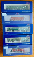 5 Schnellzug- /Güterwagen von Liliput Art. 3645-39, -40, -41 u. 260133-1, -3 OVP