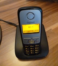 Gigaset A400 DECT Schnurlos Telefon schwarz top Zustand