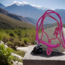 Hellrosa volle Größe Seil