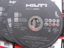25Stk. neue orig. HILTI Trennscheiben AC-D SP 125x1.0 für 125´er Trennschleifer