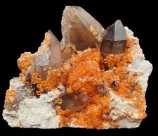 Spessartin xx, Rauchquarz xx