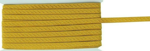 11mm litze tresse - 11mm, goldfarbig