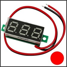 Led voltmeter rot mini - voltmeter,