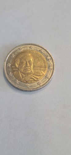 Euro münze helmut schmidt - 2,