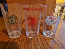 6 verschiedene Apfelweingläser 0,25 Liter für Sammler, Abb. u. Beschr.