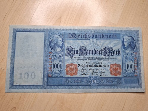 100 mark reichsbanknote - mark,