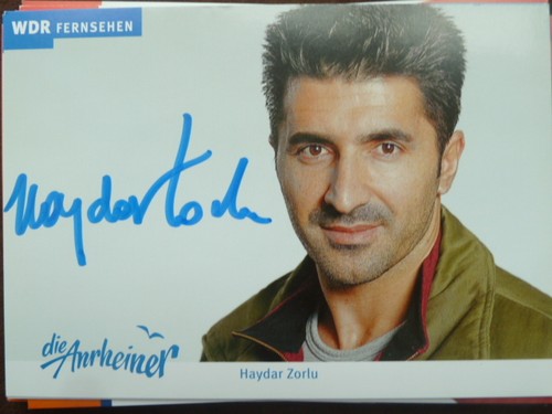 Haydar zorlu autogrammkarte - -,