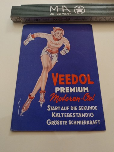 Original prospekt veedol oel - original,
