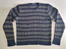 Original Polo Ralph Lauren Herren Pullover Fair Isle Gr. XL 100% Wolle 