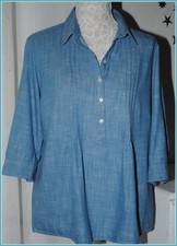 Damen Jeans Bluse Tunika von