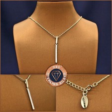 Zirkonia-Stab-Halskette, echt