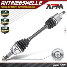 Antriebswelle Vorne Links ohne ABS Ring Schaltgetriebe für MINI Mini R50 R53 One