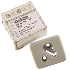 T5/T6 Einhängeöse für Netztrennwand links perlgrau Original VW Verglnr. 7H086170