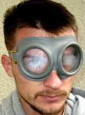 ABC Schutzbrille Gummibrille  ABC Schutzkleidung  Motorrad Brille Halloween NVA