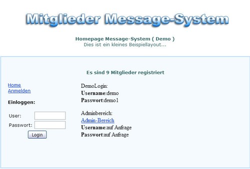 Mitglieder message system - mitglieder,