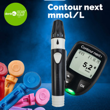 CONTOUR NEXT Blutzuckergerät Neu mmol/L +Stechhilfe Diabetes ►Händler◄⭐⭐⭐⭐⭐