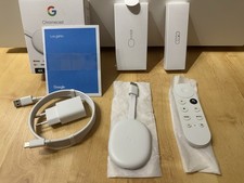 Google Chromecast mit Google TV 4K weiß - OVP Top Zustand