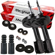 2x Magnum Technology Stoßdämpfer + Domlager Rep-Satz Vorne für RENAULT CLIO 2