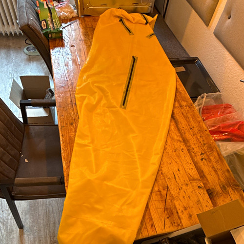 Gelber latex schlafsack - latex,