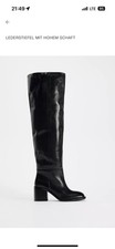 Overkneestiefel ZARA aus Leder