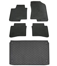 Gummi Fußmatten Kofferraumwanne für Hyundai i20 2020- Set Gummimatten Auslage