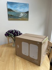 Q Acoustics M20 Bluetooth Wireless Speaker System Paar 130W Walnuss Neu Versiegelt