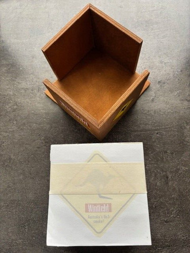 Zettel box winfield - winfield, werbung
