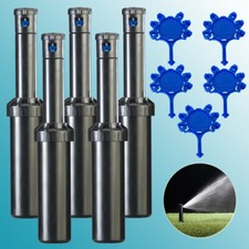 5x Rain Bird Getrieberegner Versenkregner 3504PC Regner inkl. Düsensatz Rainbird