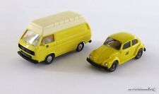 Wiking 37 / 294 H0  Volkswagen VW Käfer 1300 + Bus T3 Hochdach Post X00001-12749