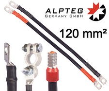 120mm2 Batteriekabel Kabelbrücke Rot Schwarz M8 M10 M12 H07V-K ALPTEG
