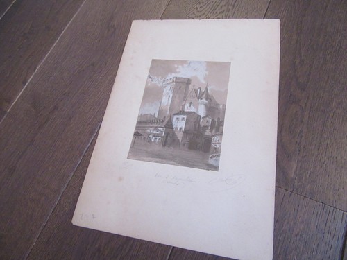 Original aquarell 1872 - original,