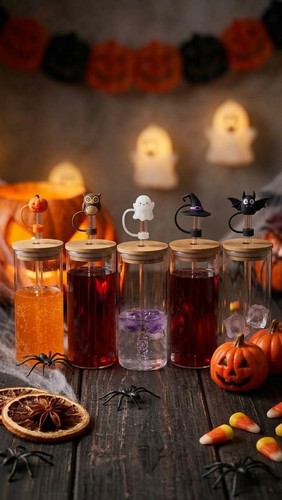 Bariska glas mit holzdeckel - glas, &