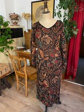 PERUVIAN CONNECTION Madero Maxikleid Strick Rosen-neu Gr. XS = 36