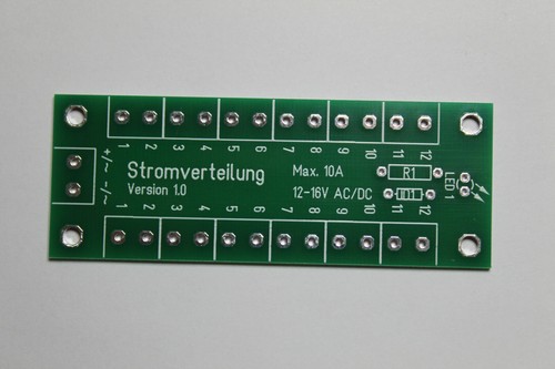 Stromverteiler platine ohne - stromverteiler,