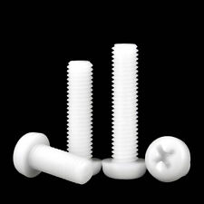 Weiß Plastik Kreuzschlitz