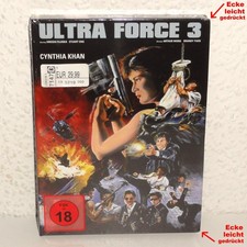 Blu-Ray Mediabook Ultra Force 3 (1988) Uncut FSK18Kult Hongkong Action B-Ware